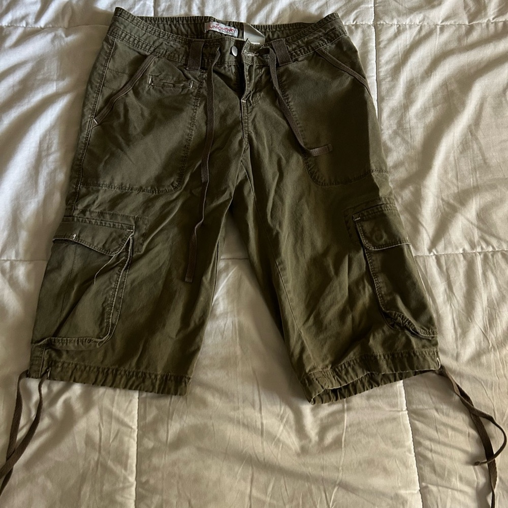 UNIONBAY Men's Green Cargo Shorts